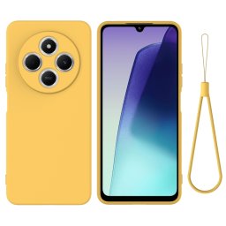 RUBBER Védőburkolat Xiaomi-hoz Redmi 14C / Poco C75 sárga
