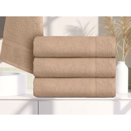 CLARYSSE ELEGANCE törölköző 70x140 cm homokszínű, 100% pamut