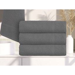 CLARYSSE ELEGANCE 70x140 cm szürke fürdőlepedő, 100% pamut