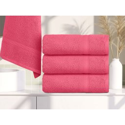 CLARYSSE ELEGANCE törölköző 60x110 cm korall, 100% pamut
