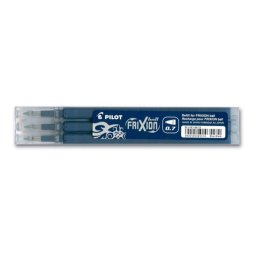 Rollertoll betét golyóméret 0,7mm, 3 db/csom Pilot Frixion Ball/Clicker, írásszín tintakék
