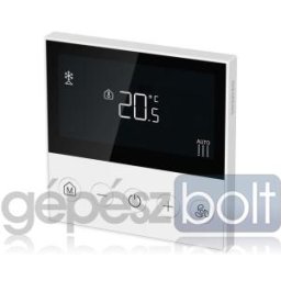 Siemens RDQ411 süllyesztett termosztát 2 vagy 4-csöves alkalmazásához AC 230 V