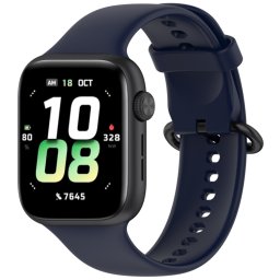 SILICONE Cserélhető szíj a Honor-hoz Watch 5 sötétkék