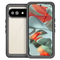 SOLID IP68 Kétoldalas tok Google Pixel 9a készülékhez, fekete