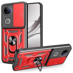 RING KAMERA Tok tartóval Vivo V50 5G piros