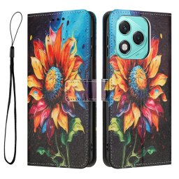 ART Pénztárca tok Honor 400 Lite 5G SUNFLOWER telefonhoz