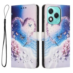 ART Pénztárca tok Honor 400 Lite 5G HEART BUTTERFLY telefonhoz