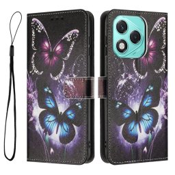 ART Pénztárca tok Honor 400 Lite 5G BUTTERFLIES telefonhoz
