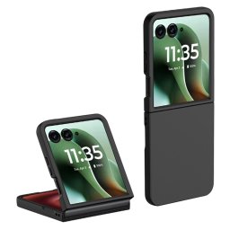 PLASTIC Védő műanyag burkolat Motorola Razr 60 Ultra fekete színben