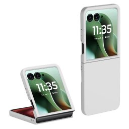 PLASTIC Védő műanyag tok Motorola Razr 60 Ultra fehér készülékhez