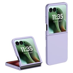PLASTIC Védő műanyag tok Motorola Razr 60 Ultra lila színben