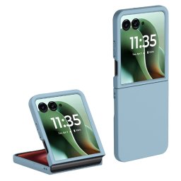 PLASTIC Védő műanyag tok Motorola Razr 60 Ultra világoskék