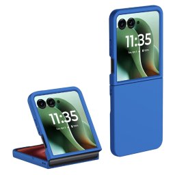 PLASTIC Védő műanyag tok Motorola Razr 60 Ultra sötétkék színben