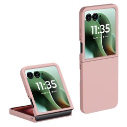 PLASTIC Védő műanyag tok Motorola Razr 60 Ultra rózsaszín