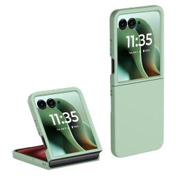 PLASTIC Védő műanyag tok Motorola Razr 60 Ultra világoszöld
