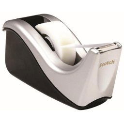 3M SCOTCH Ragasztószalag-adagoló, asztali, 3M SCOTCH "C60", ezüst