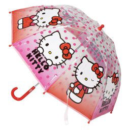 Hello Kitty Dots gyerek átlátszó esernyő ?71 cm
