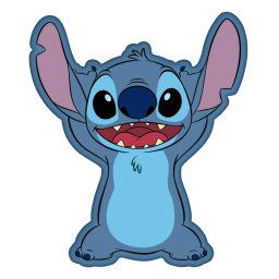 Disney Lilo és Stitch, A csillagkutya Alien formapárna, díszpárna 35 cm