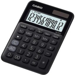 CASIO Számológép, asztali, 12 számjegy, CASIO, "MS 20 UC", fekete
