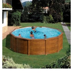 Gre famintás 350x132cm kör medence 0,4mm fóliával PR358WO