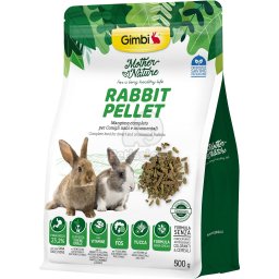 Gimbi Mother Nature Rabbit Pelllet - állateledel nyulak számára 500 g