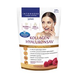 Interherb Kollagén&Hyaluronsav italpor nádcukorral vadmálna ízű 400g