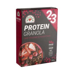 Vitalia protein granola étcsokoládé-erdei gyümölcs 300g