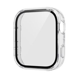 PC FULL COVER Műanyag tok üveggel Huawei Watch Fit 4 átlátszó