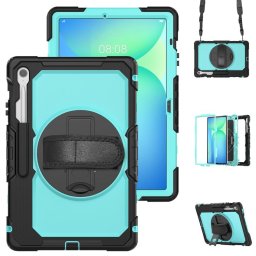 SOLID 360 Strapabíró tok Samsung Galaxy Tab S10 FE+ készülékhez, világoskék