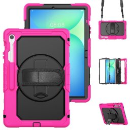 SOLID 360 Strapabíró tok Samsung Galaxy Tab S10 FE+ rózsaszín