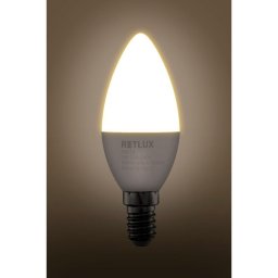 REL 34 LED C37 2x5W E14 WW RETLUX