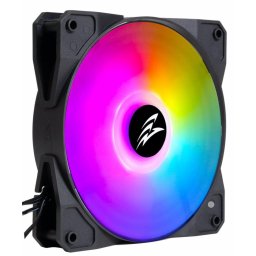 EVOLVEO 12FMB, ventilátor, 120mm, 4pin molex, ARGB, master, fekete