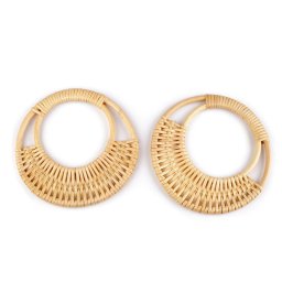 Rattan táskafül Ø16,5cm, 1 pár, 930644