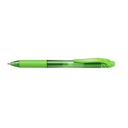 PENTEL Zseléstoll, 0,35 mm, nyomógombos, PENTEL "EnerGelX BL107", világoszöld
