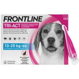 Frontline Tri-Act Spot On kutyáknak M (10-20 kg | 3 pipetta)