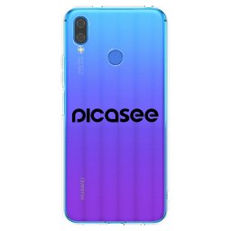 Átlátszó szilikon tok az alábbi mobiltelefonokra Huawei Nova 3i - Picasee - new logo - black