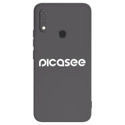 Fekete szilikon tok az alábbi mobiltelefonokra Xiaomi Redmi Note 7 - Picasee - new logo - white
