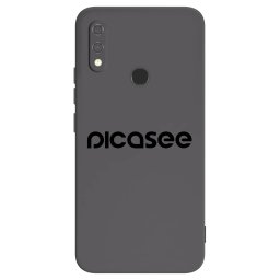 Fekete szilikon tok az alábbi mobiltelefonokra Xiaomi Redmi Note 7 - Picasee - new logo - black