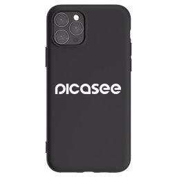 Fekete szilikon tok az alábbi mobiltelefonokra Apple iPhone 11 Pro - Picasee - new logo - white