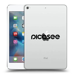 Átlátszó szilikon tok az alábbi táblagépre Apple iPad mini 4 - Picasee - new logo - black