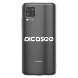 Átlátszó szilikon tok az alábbi mobiltelefonokra Huawei P40 Lite - Picasee - new logo - white