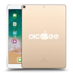 Átlátszó szilikon tok az alábbi táblagépre Apple iPad Pro 10.5" 2017 (2. gen) - Picasee - new logo - white