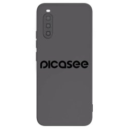 Fekete szilikon tok az alábbi mobiltelefonokra Sony Xperia 10 II - Picasee - new logo - black