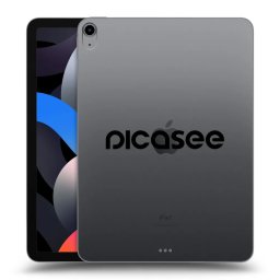 Átlátszó szilikon tok az alábbi táblagépre Apple iPad Air 4 10.9" 2020 - Picasee - new logo - black