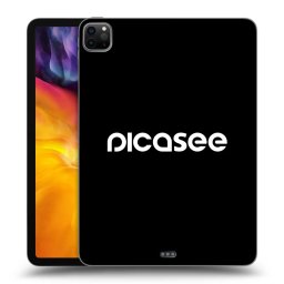 Fekete szilikon tok az alábbi táblagépre Apple iPad Pro 11" 2020 (2.gen) - Picasee - new logo - white