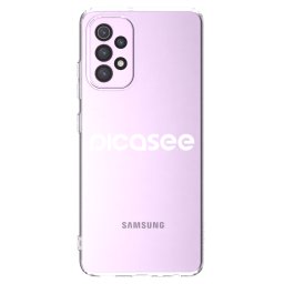 Átlátszó szilikon tok az alábbi mobiltelefonokra Samsung Galaxy A32 5G A326B - Picasee - new logo - white