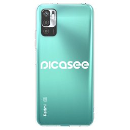 Átlátszó szilikon tok az alábbi mobiltelefonokra Xiaomi Redmi Note 10 5G - Picasee - new logo - white