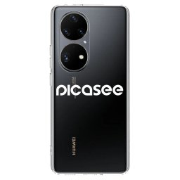 Átlátszó szilikon tok az alábbi mobiltelefonokra Huawei P50 - Picasee - new logo - white