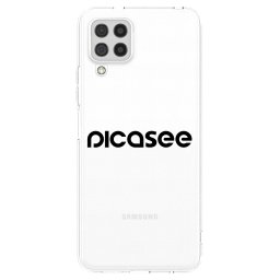 Átlátszó szilikon tok az alábbi mobiltelefonokra Samsung Galaxy A22 A225F 4G - Picasee - new logo - black