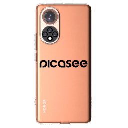 Átlátszó szilikon tok az alábbi mobiltelefonokra Huawei Nova 9 - Picasee - new logo - black